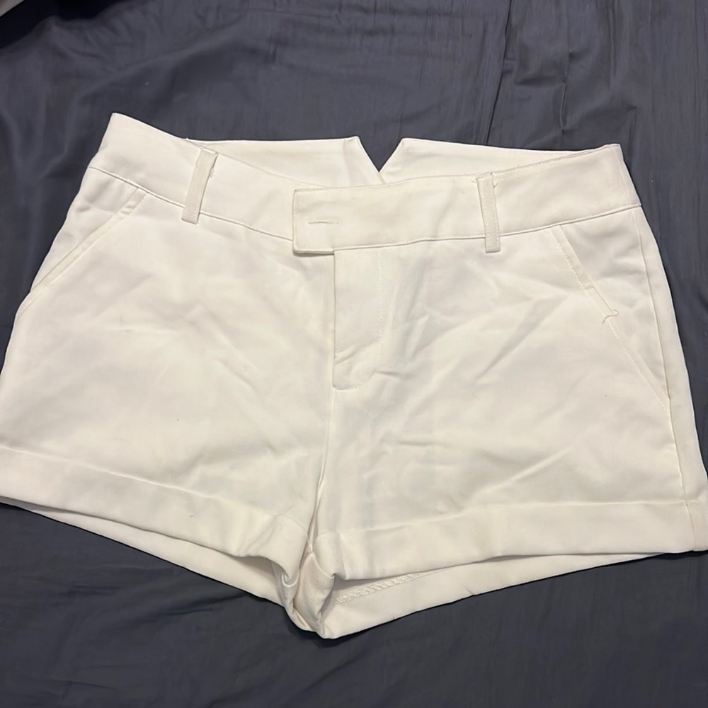 White dress shorts